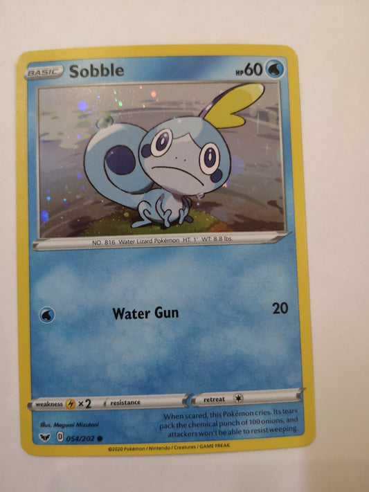 Pokemon Sobble Holo 054/202