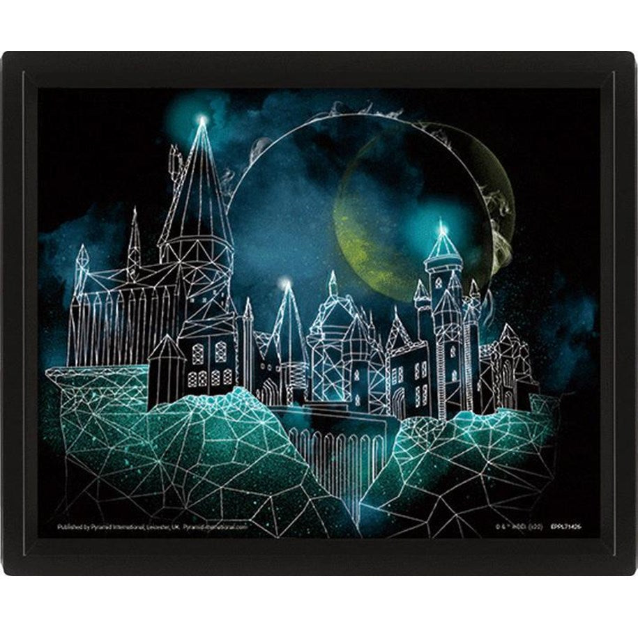 Harry Potter (Geometric Hogwarts) 3D Lenticular Poster