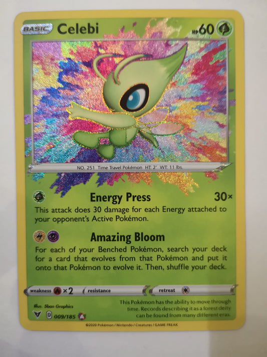 Pokemon Celebi Amazing Rare 009/185