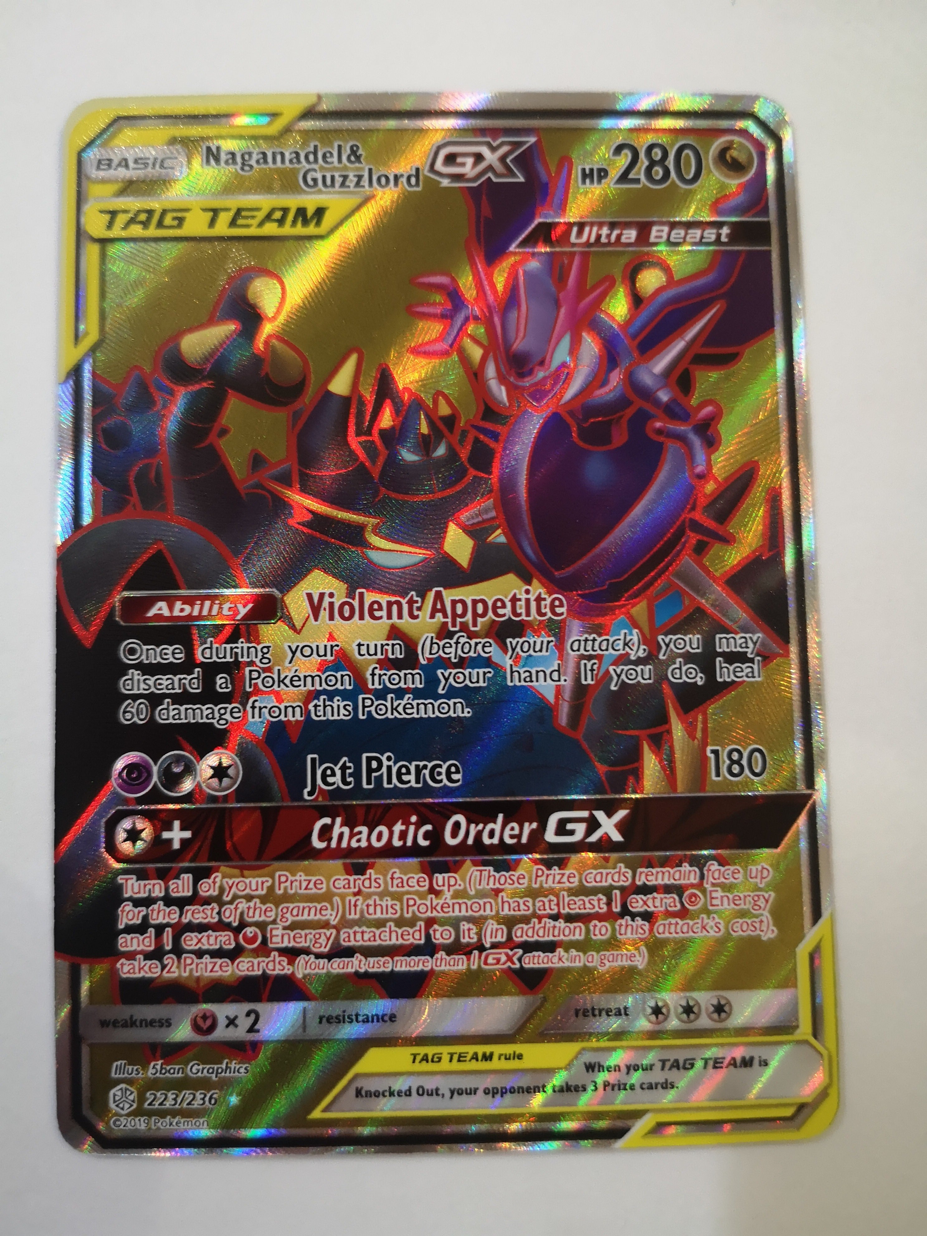 Pokemon Nagandel & Guzzlord GX 223/236 – Unified Cards