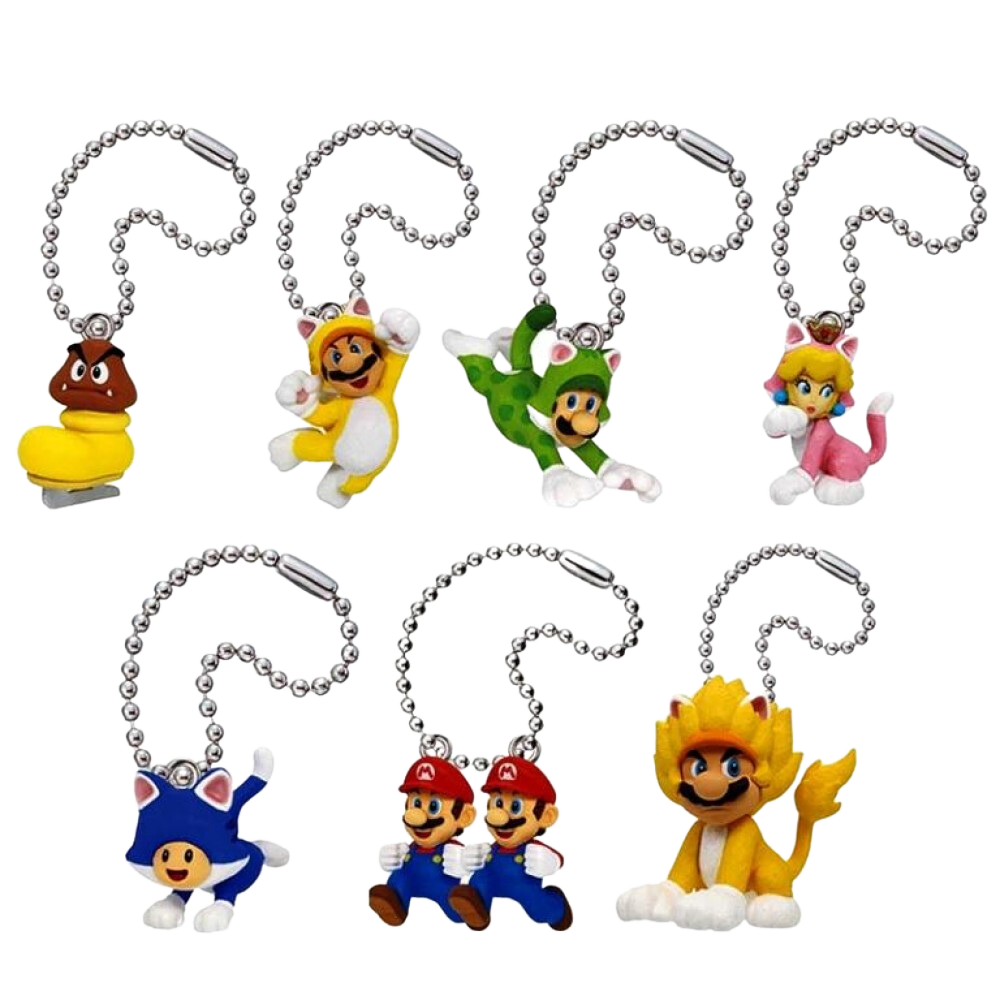 Super Mario 3D World Keychains