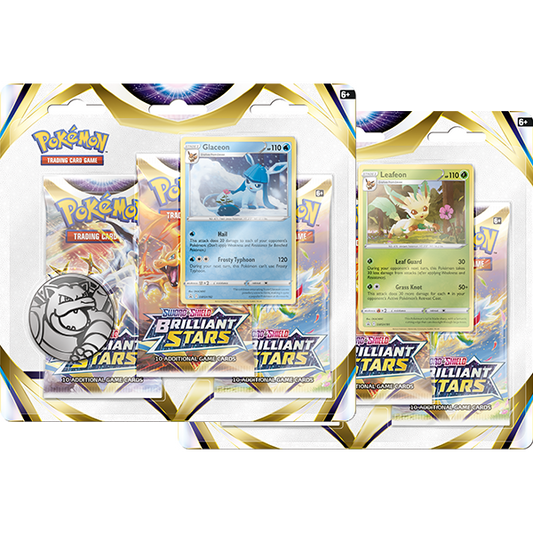 Pokemon Brilliant Stars 3 Pack Blisters