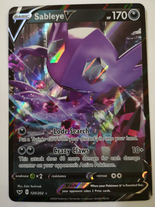 Pokemon Sableye V 120/202