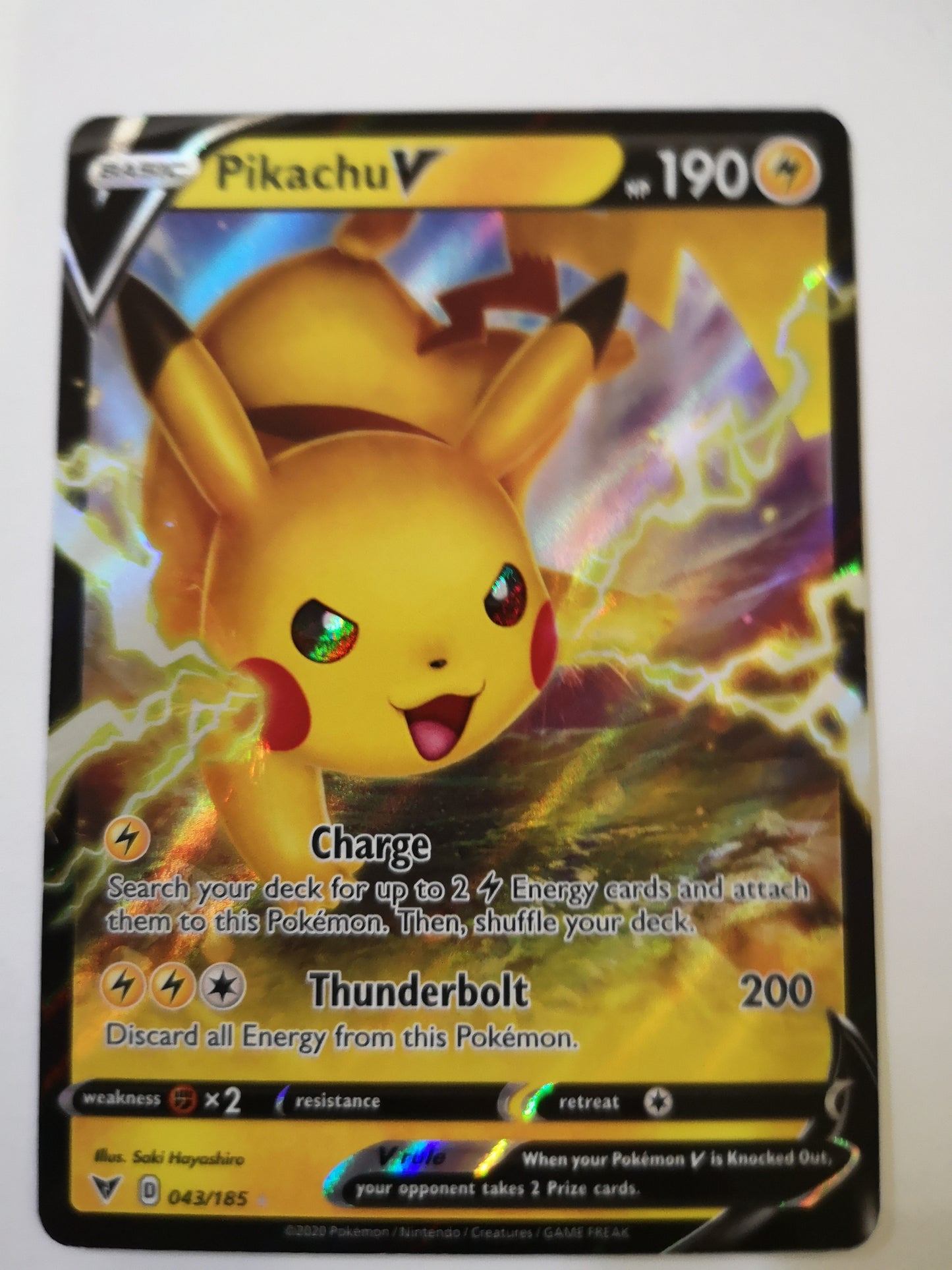 Pokemon Pikachu V 043/185