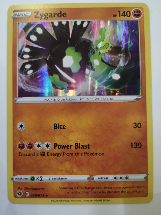 Pokemon Zygarde Holo 028/073