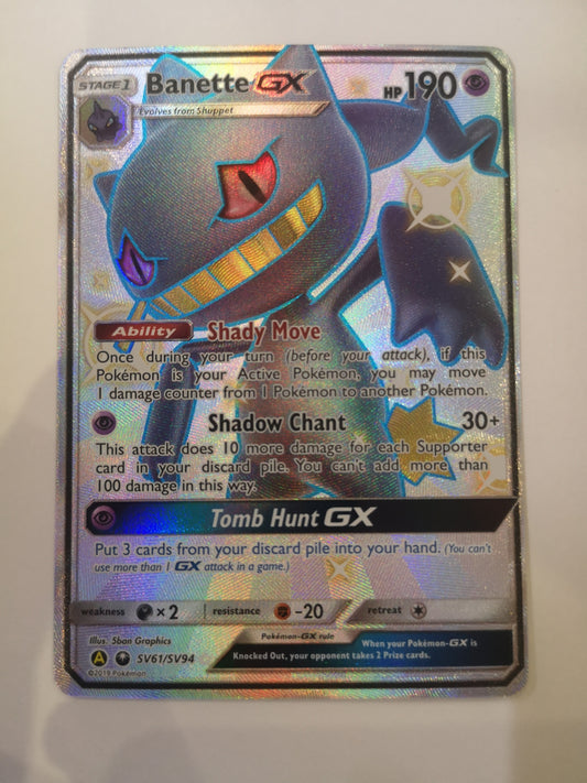 Pokemon Banette GX SV61/SV94