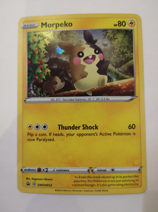 Pokemon Morpeko Holo SWSH012