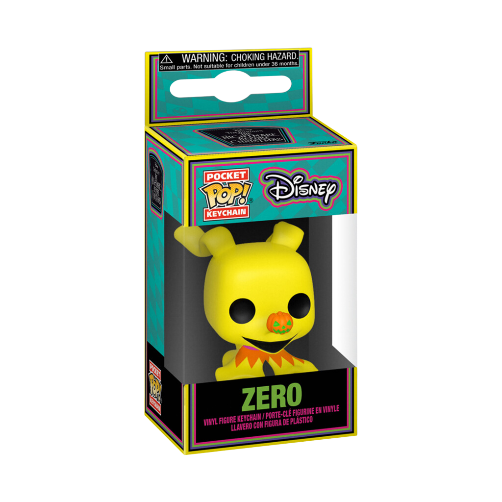 Funko Pop Keychain The Nightmare Before Christmas Blacklight Series Zero