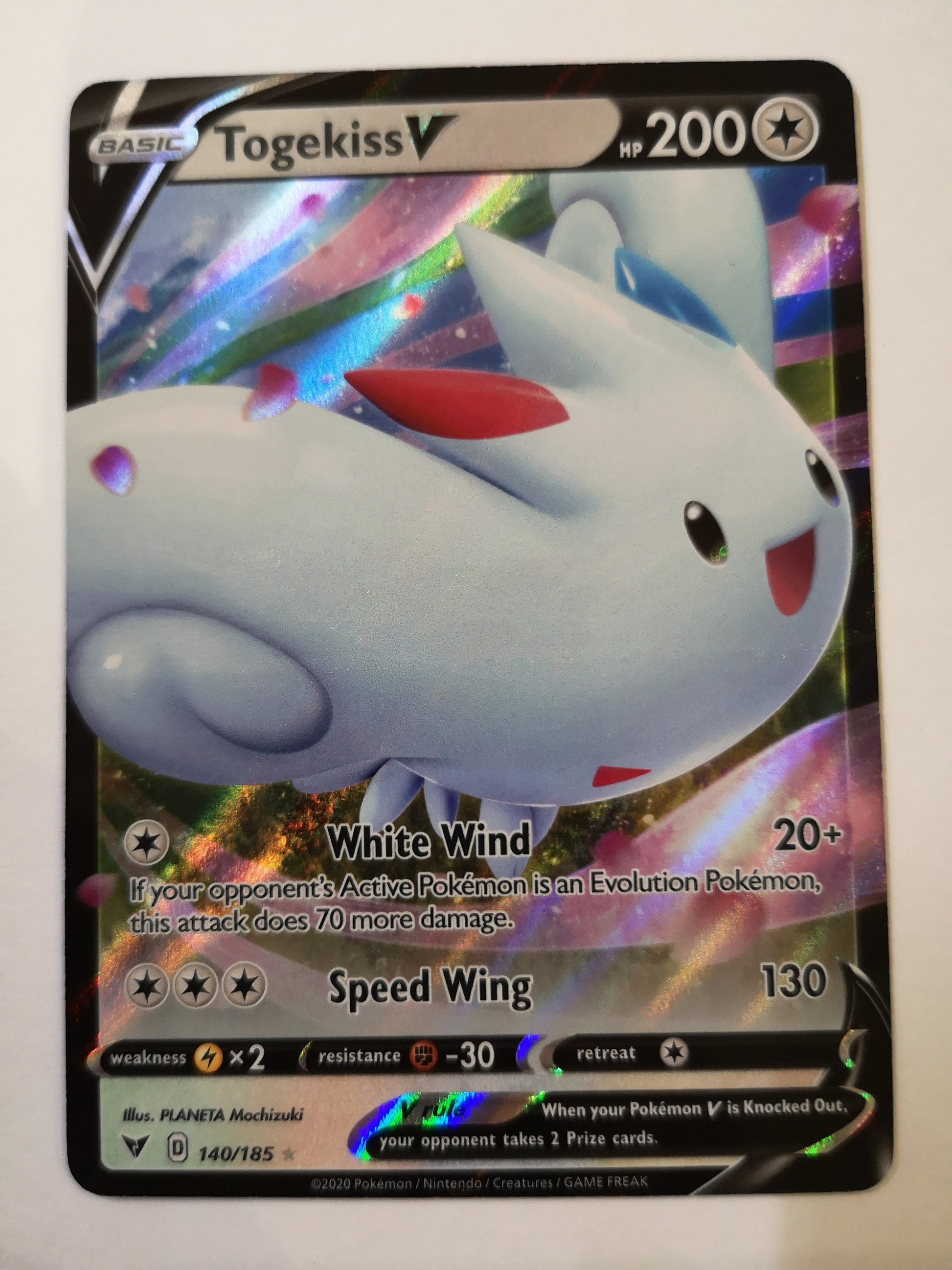 Pokemon Togekiss V 140/185 Unified Cards Pokemon Togekiss V 140/185 Unified Cards