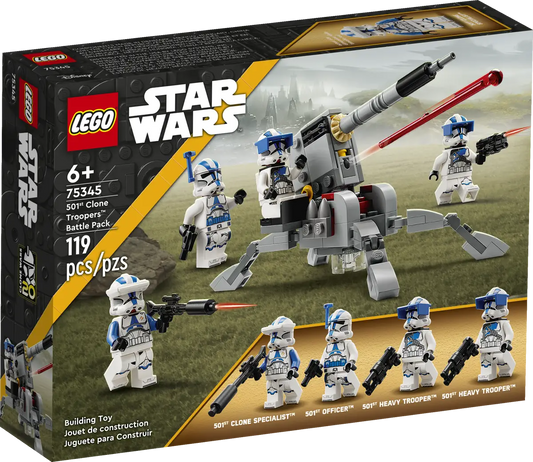 LEGO STAR WARS 501ST CLONE TROOPERS BATTLE PACK (75345)