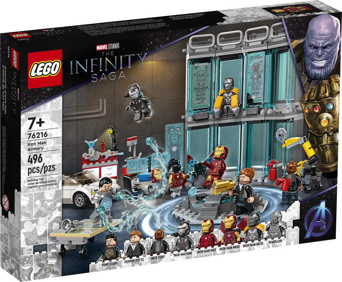 Lego Iron Man Armoury (76216)
