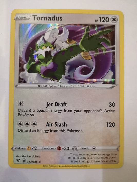 Pokemon Tornadus Holo 142/185