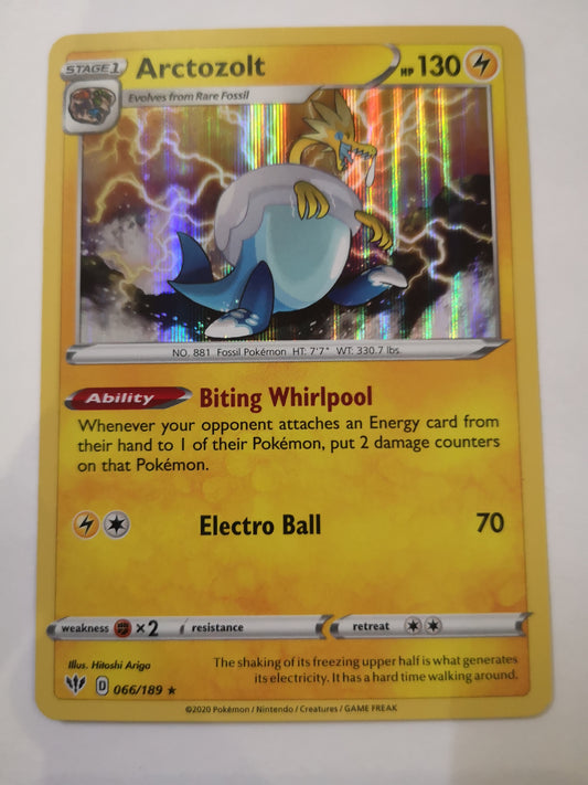 Pokemon Arctozolt Holo 066/189