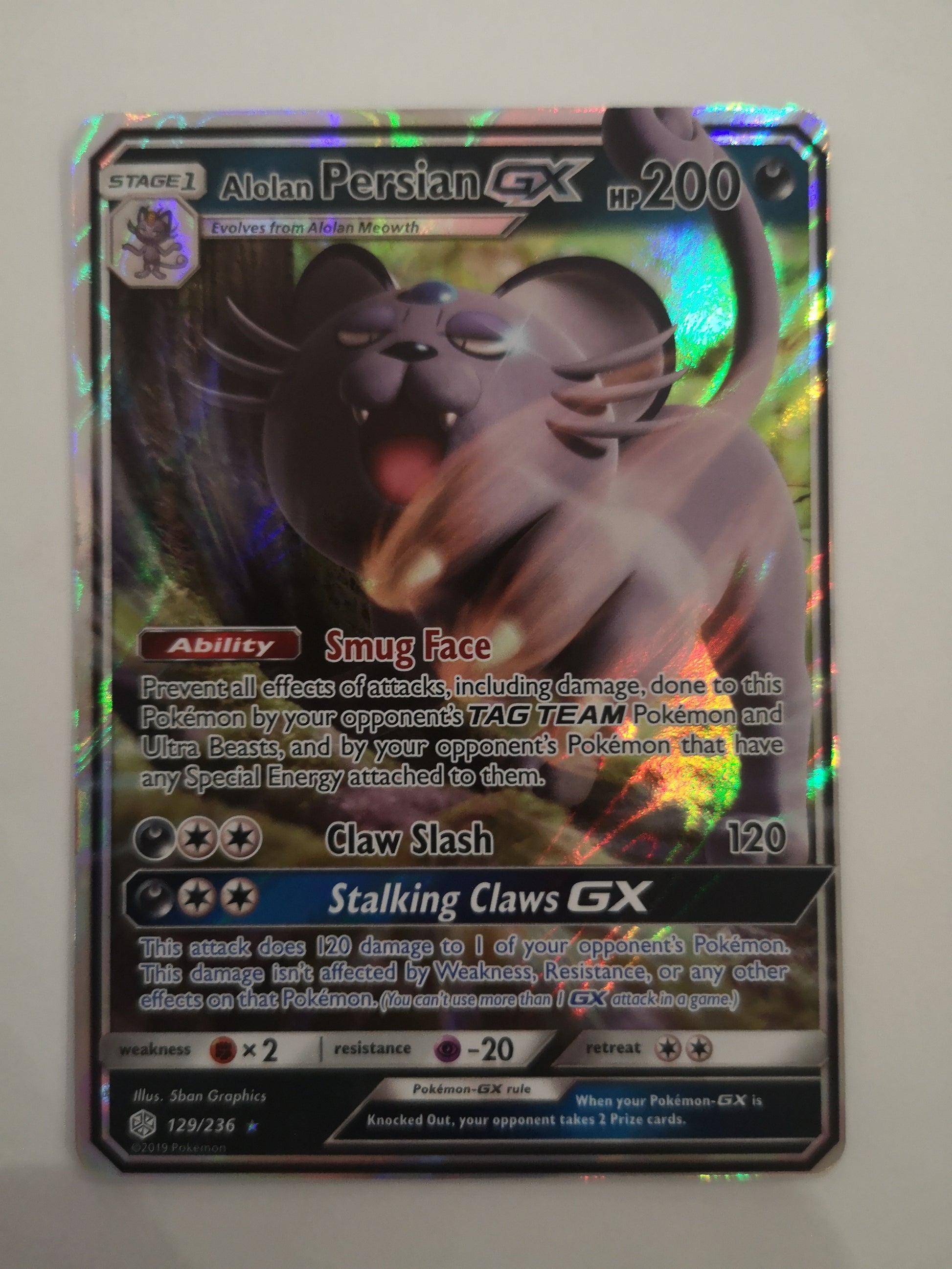 alolan persian gx pokemon card Pokemon Alolan Persian GX 129/236 – Unified Cards