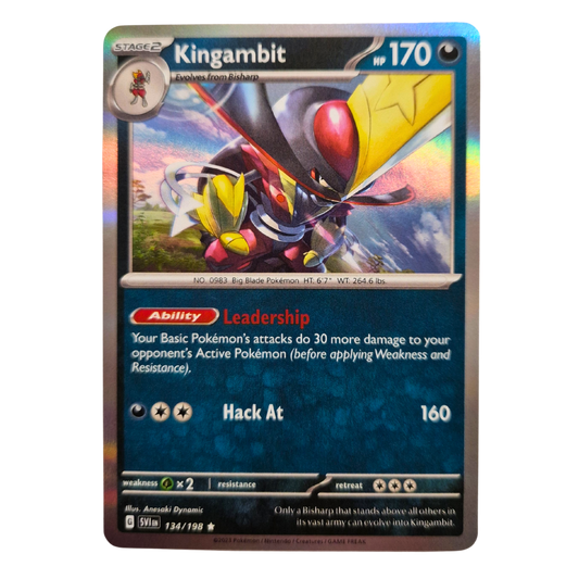 Pokemon Kingambit Holo 134/198