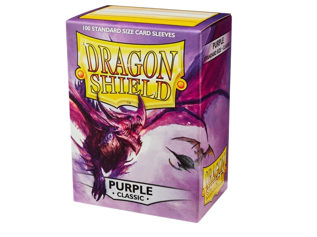 DRAGON SHIELD STANDARD SLEEVES - PURPLE (100 SLEEVES)