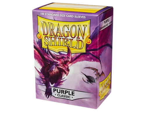 DRAGON SHIELD STANDARD SLEEVES - PURPLE (100 SLEEVES)