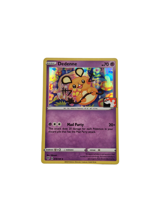Pokemon Dedenne Prize Pack Series Holo 078/189