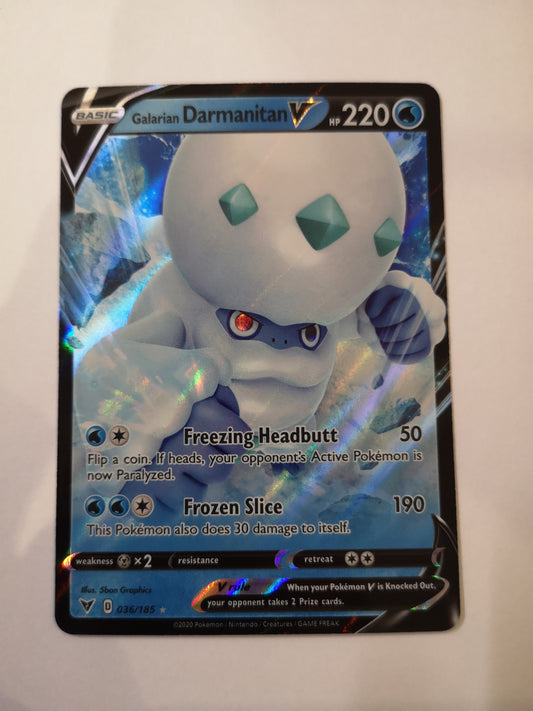 Pokemon Galarian Darmanitan V 036/185
