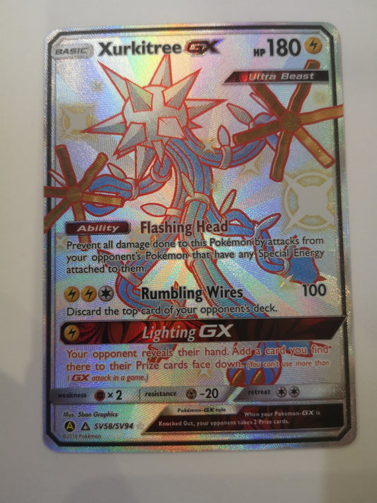 Pokemon Xurkitree GX SV58/SV94
