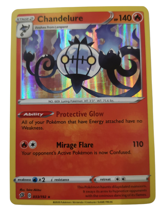 Pokemon Chandelure Holo 033/192