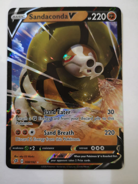 Pokemon Sandaconda V 108/192