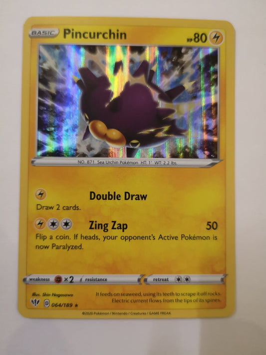 Pokemon Pincurchin Holo 064/189