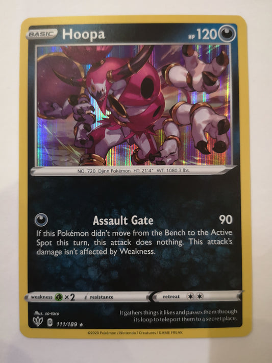 Pokemon Hoopa Holo 111/189