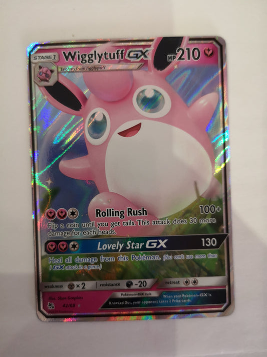 Pokemon Wigglytiff GX 42/68