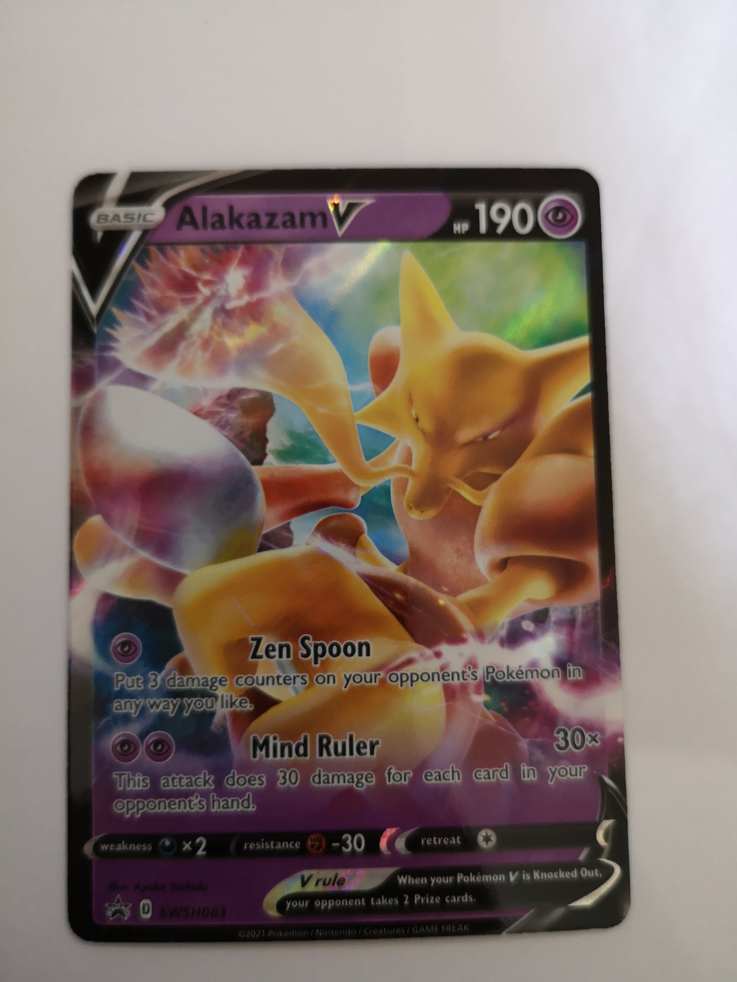 Pokemon Alakazam V SWSH083