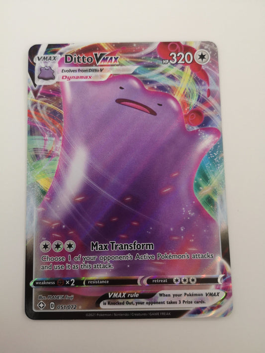 Pokemon Ditto VMAX 051/072