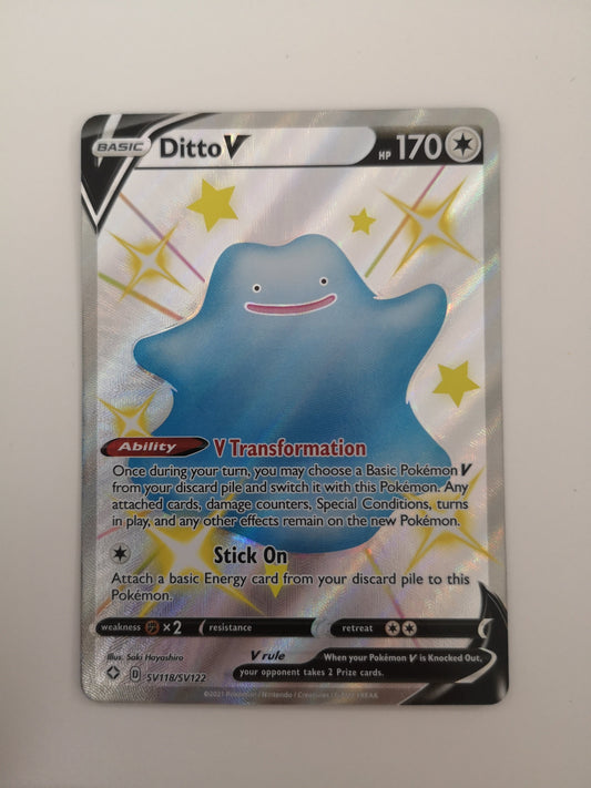 Pokemon Ditto V SV118/SV122