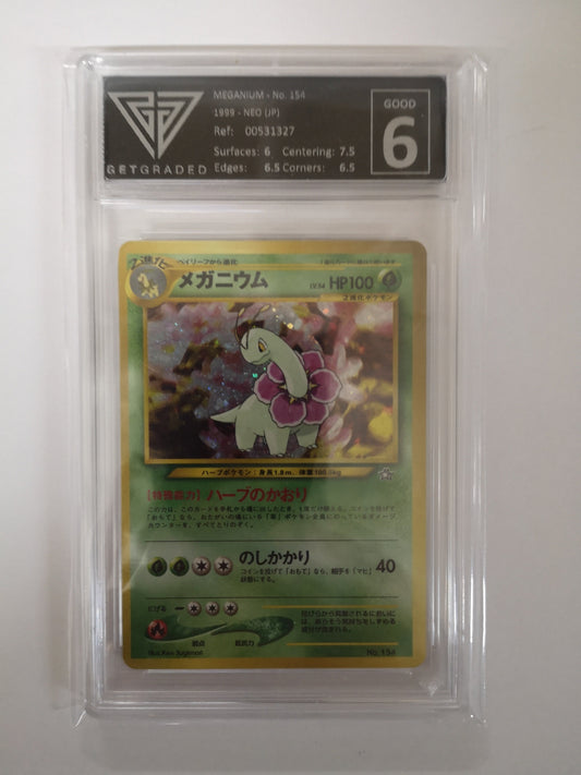 Pokemon Meganium No.154 Japanese Get Graded 6