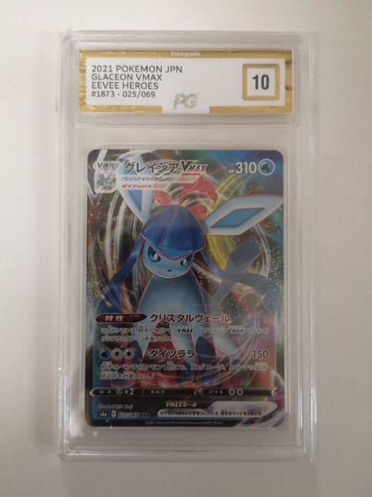 Pokemon Glaceon Vmax 025/069 Japanese Pokegrade 10