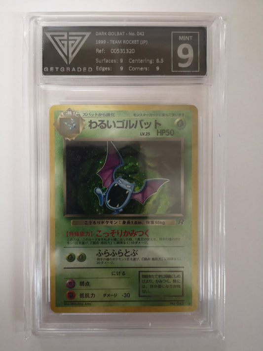 Pokemon Dark Golbat No.042 Japanese Get Graded 9