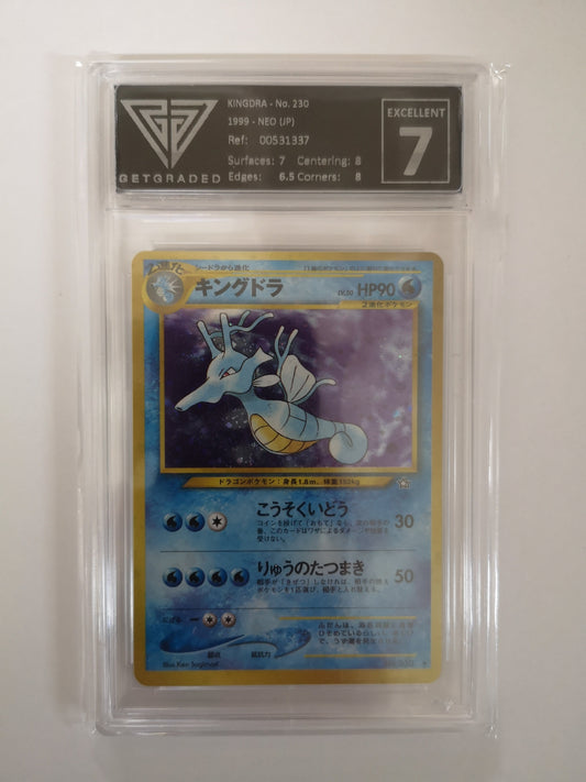 Pokemon Kingdra No.230 Japanese Get Graded 7