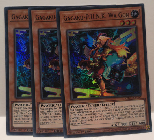 Yu-Gi-Oh! Gagaku-P.U.N.K. Wa Gon Playset GRCR-EN002