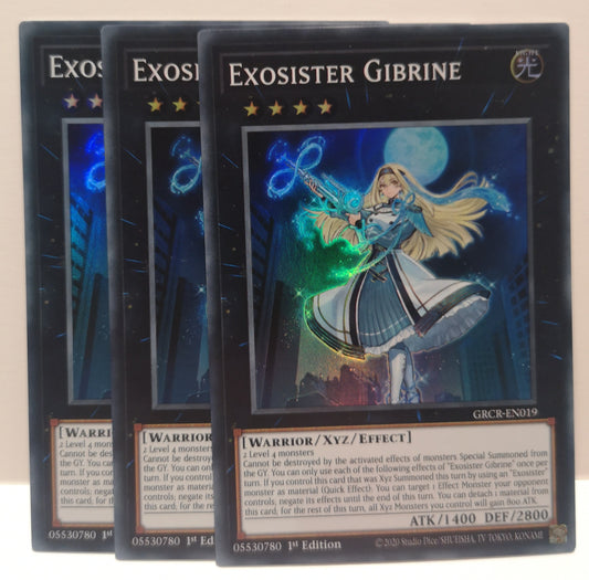 Yu-Gi-Oh! Exosister Gibrine Playset GRCR-EN019