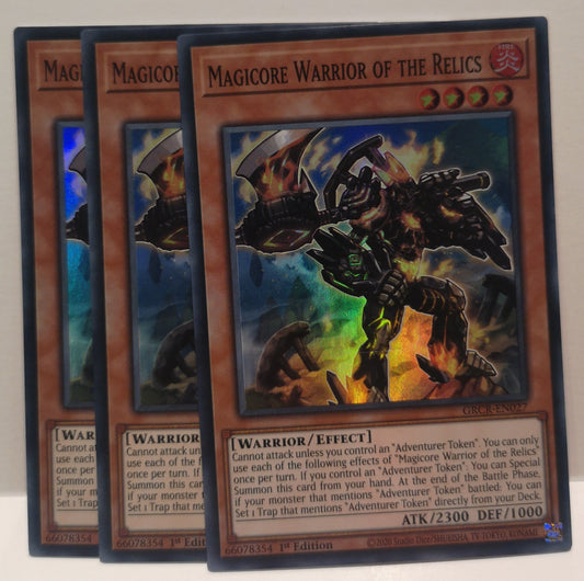 Yu-Gi-Oh! Magicore Warrior Of The Relics Playset GRCR-EN027
