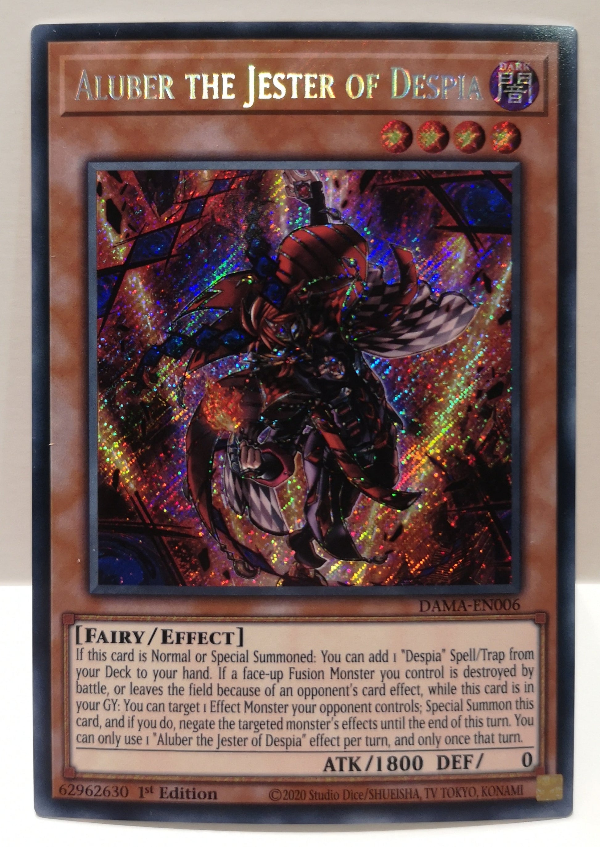 Yu-Gi-Oh! Aluber The Jester Of Despia DAMA-EN006 Unified Cards Yu-Gi-Oh! Aluber The Jester Of Despia DAMA-EN006 Unified Cards