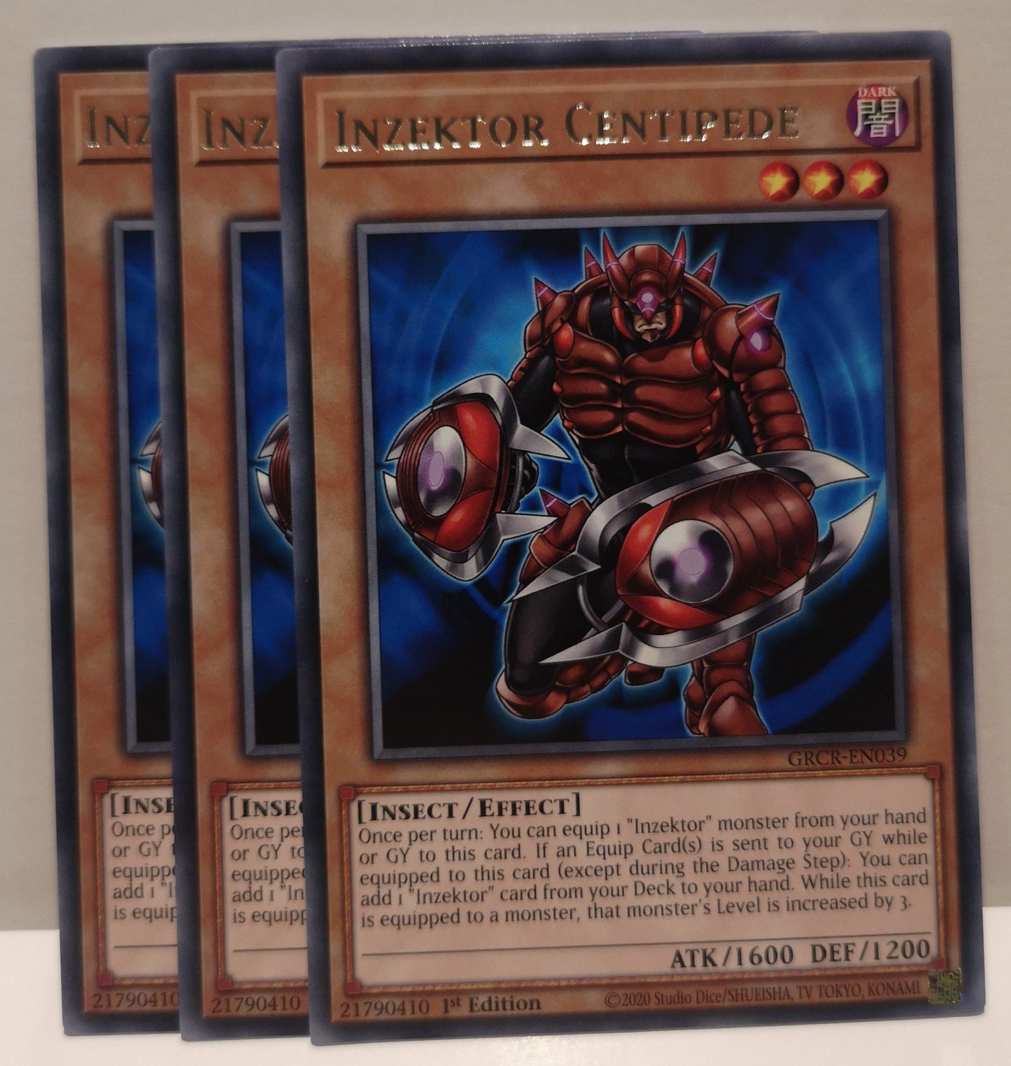 Yu-Gi-Oh! Inzektor Centipede Playset GRCR-EN039