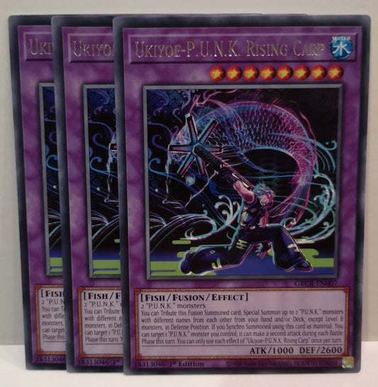 Yu-Gi-Oh! Ukiyoe-P.U.N.K. Rising Carp Playset GRCR-EN007