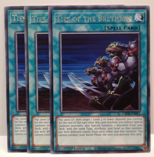 Yu-Gi-Oh! Ties Of The Brethren Playset GRCR-EN053