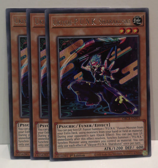 Yu-Gi-Oh! Ukiyoe-P.U.N.K. Sharakusai Playset GRCR-EN001