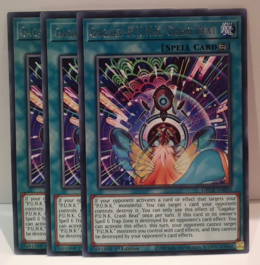 Yu-Gi-Oh! Gagaku-P.U.N.K. Crash Beat Playset GRCR-EN010