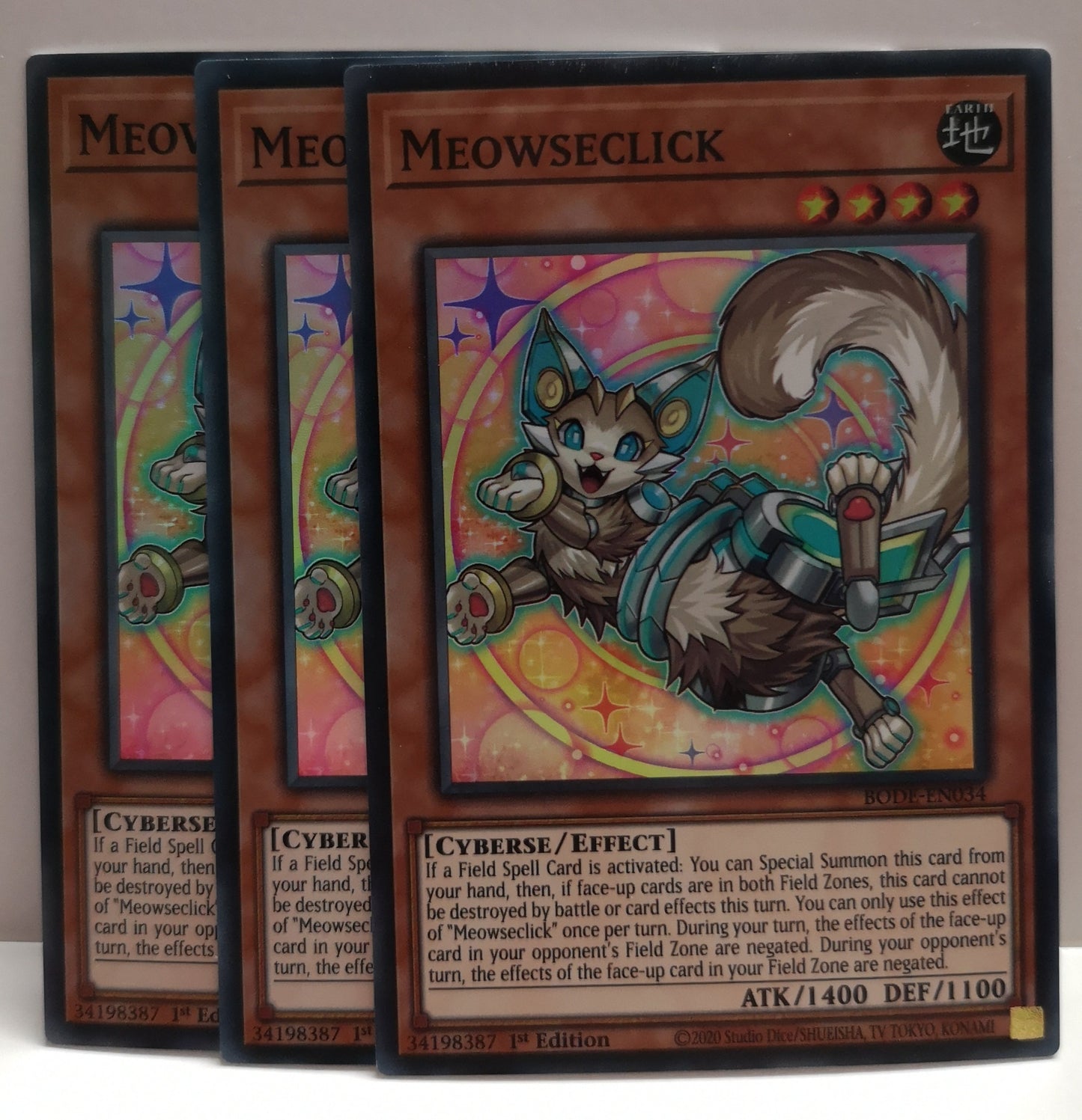 Yu-Gi-Oh! Meowswclick Playset BODE-EN034