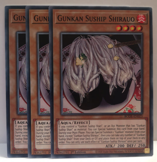 Yu-Gi-Oh! Gunkan Suship Shirauo Playset BODE-EN023