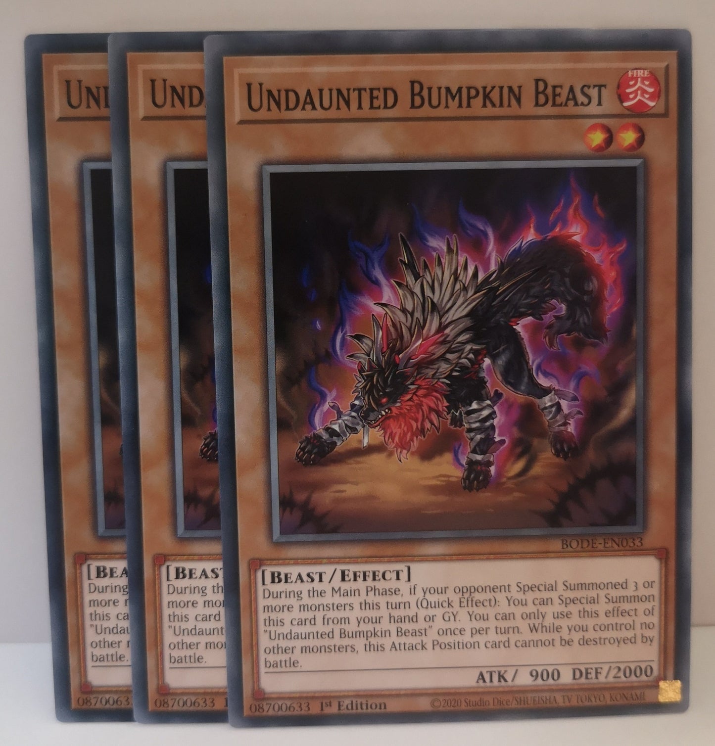 Yu-Gi-Oh! Undaunted Bumpkin Beast Playset BODE-EN033