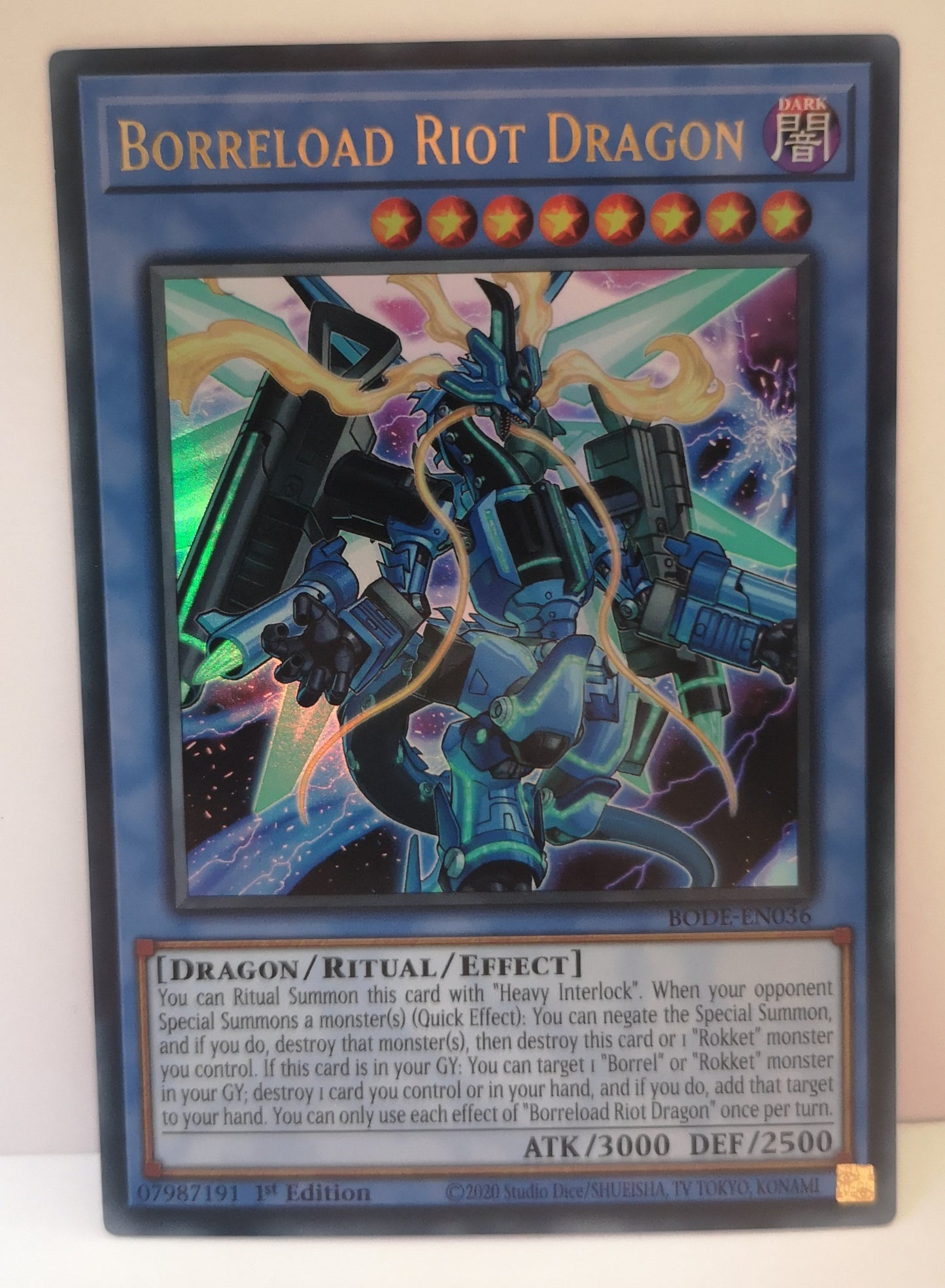 Yu-Gi-Oh! Borreload Riot Dragon BODE-EN036