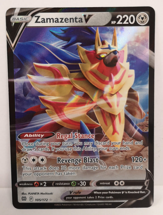 Pokemon Zamazenta V 105/172